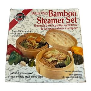 Bamboo Steamer Set